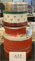 Vintage cookie tins