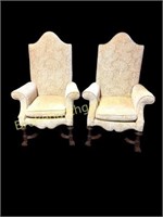Pair Spanish Revival Armchairs