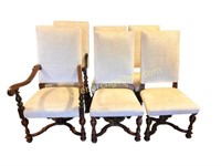 Set of 6 Baroque Dining Chairs