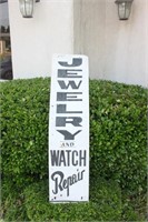 Jewelry & Watch Repair Metal Sign - 12" X 18"