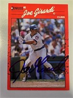 Cubs Joe Girardi Signed Card with COA