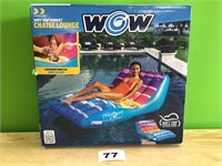 Wow Soft Top Chaise Lounge Pool Float