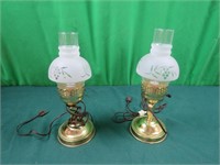 2 Lamps 14" Height