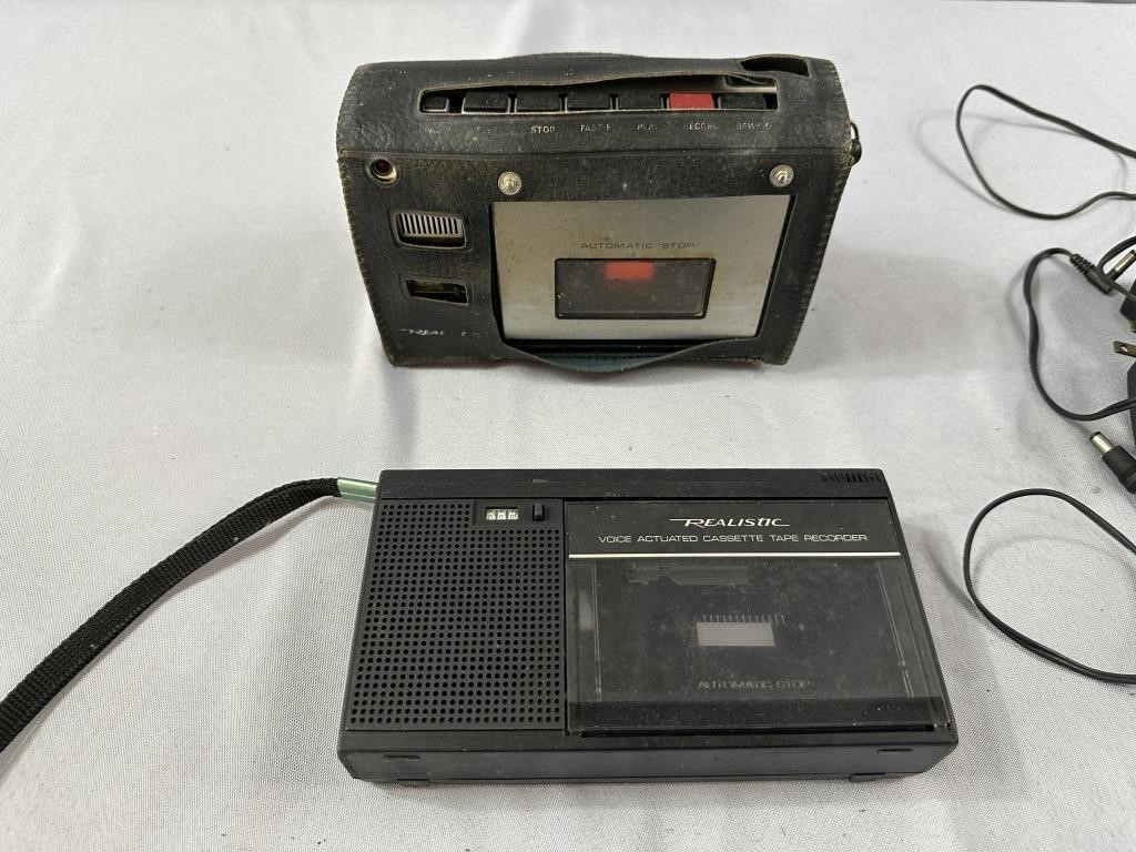 Realistic Brand Cassette Recorders (2)