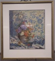 Framed C Rowan Color Pop Flower Art Print