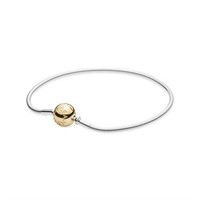 Pandora 14K gold and sterling bracelet