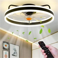 Mpayel Low Profile Ceiling Fans With Lights Remote