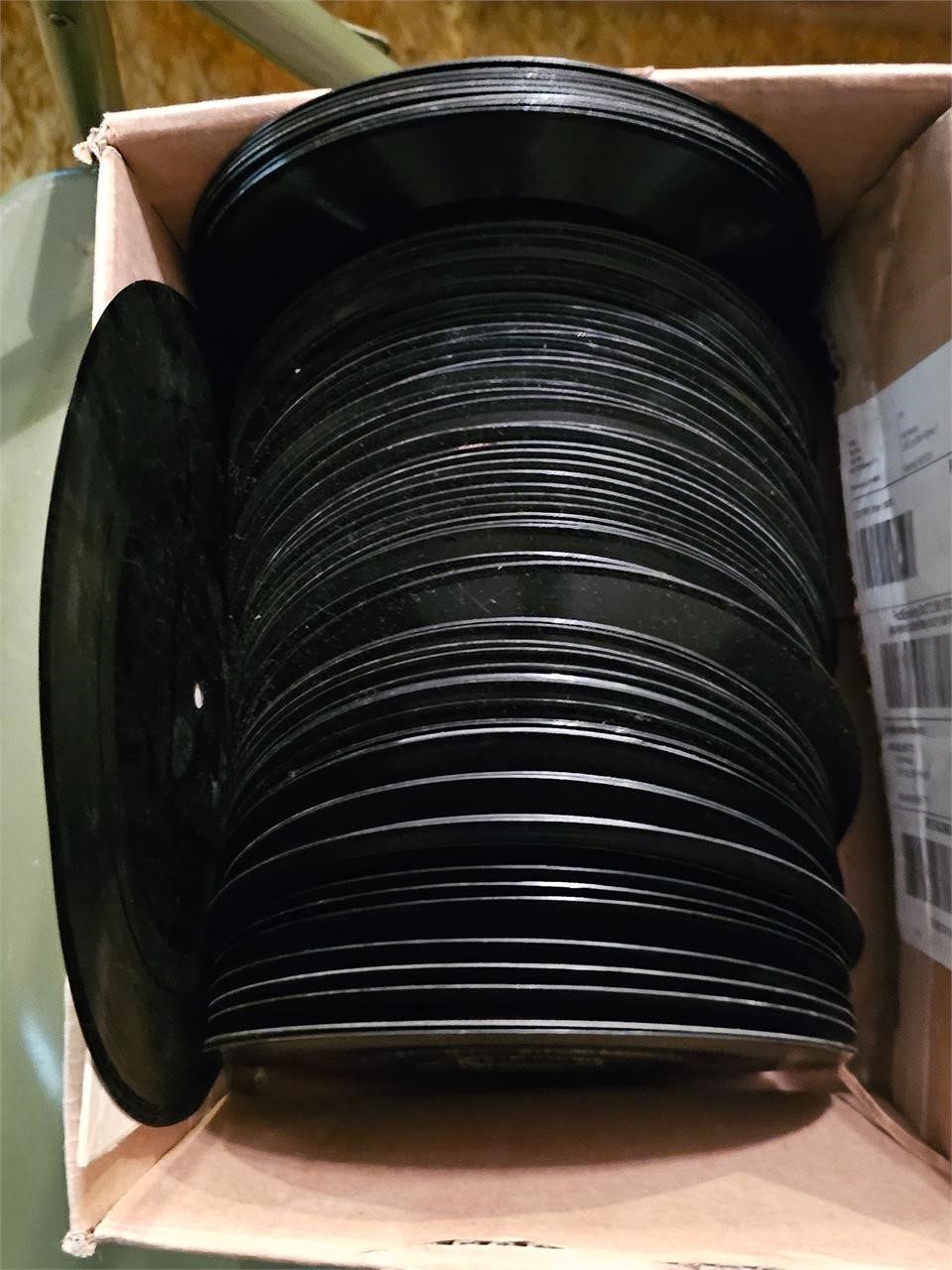 Box of 45 records