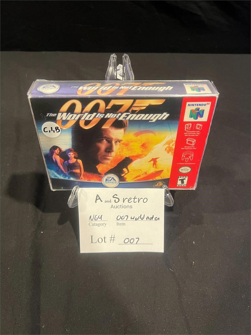 007 The world is not Enough CIB Nintendo 64 N64