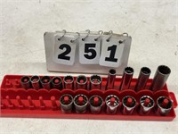 Snap-on 3/8" Standard Sockets