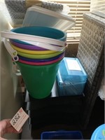 Sand Buckets and Office Supplies