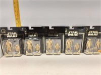 5-STAR WARS GOLDEN FIGURES