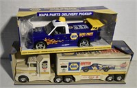 2- Napa Model Toy Trucks