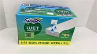 New box of Swiffer wet moping cloths