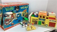 Vintage Fisher-price 1973 play family village.