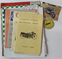 Vintage Motorcycle Literature / Books