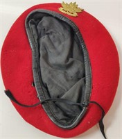 Vintage Royal Canadian Army Cadets Red Beret