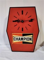 Champion Spark Plugs Dealer Display Motion Clock