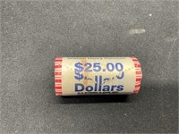 $25 Roll Mint Wrapped Harrison