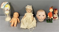 Children’s Dolls & Accessories Lot Collection