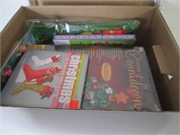 BOX OF ASSORTED BOOKS, CRAFT ITEMS