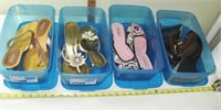 4 Pair of Ladies Shoes in Lidded Boxes Size 9-10