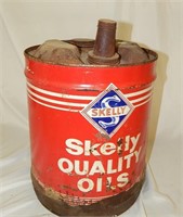 1960's skelly Oil 5 Gallon Oil Can