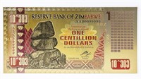 Reserve Bank of Zimbabwe -24 kt Gold Gilded UNC Co