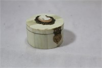 A Cameo Bone Trinket Box