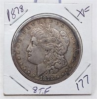 1878 8 T.F. Silver Dollar XF