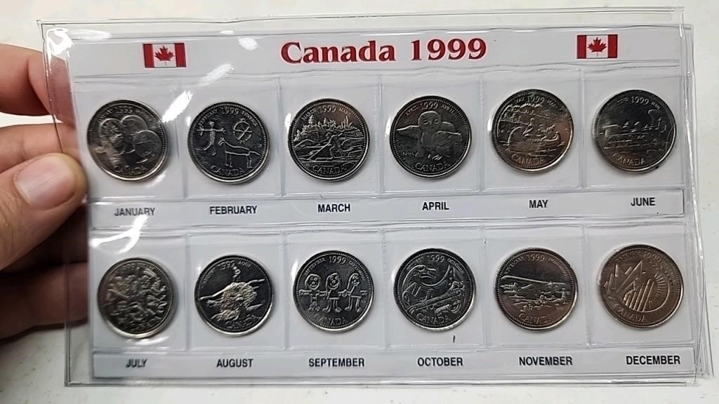 1999 Canadian quater months