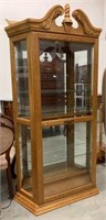 Lighted Display Cabinet with Sliding Glass Door