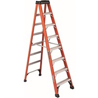 Louisville Ladder 8 ft Fiberglass Step Ladder, Or
