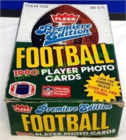 Fleer 1990 Football Booster Box