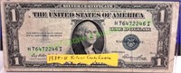 1935-E One-Dollar Silver Certificate Bank Note
