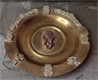 Vintage Brass Decorative Plate