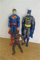 Superman, Batman Freddie Kruger Action Figures
