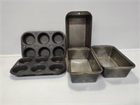 Muffin Pans (2) and Bread Pans (3)