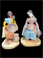 2- Cornhusk Dolls by Ellen Goode