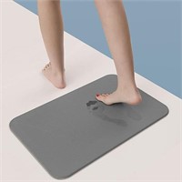 ULN-Quick Drying Bathroom Mats, Stone Slab Bath Ma