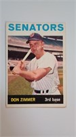 1964 Topps - #134 Don Zimmer - Senators