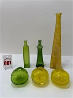 Hand Blown Glass Balls and Vases