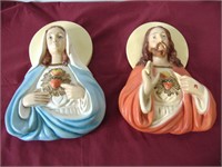 Two Large Religious Wall Decor