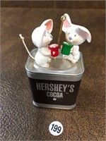 Hershey's COCA mice ornament as pictured