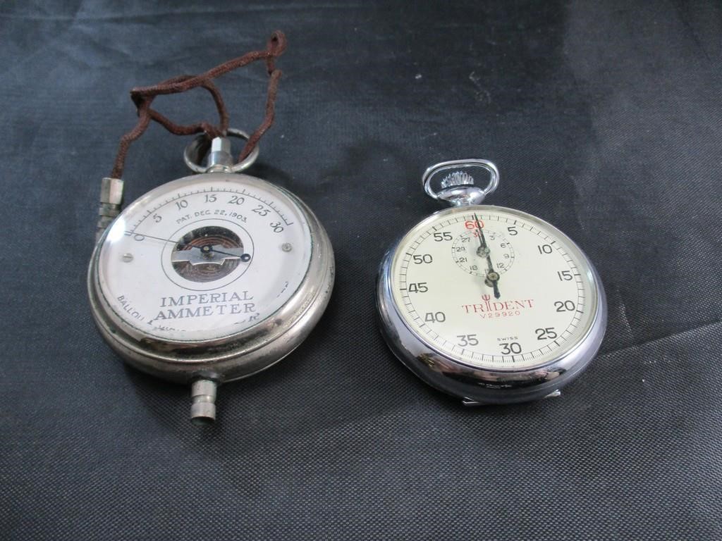Trident & Imperial Ammeter Stop Watches