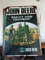 8"X12" METAL SIGN - JOHN DEERE