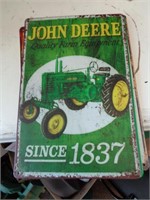 8"X12" METAL SIGN - JOHN DEERE