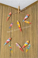 (B3) Parrot Hanging Mobile - 34" long