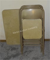 (B3) Card Table w/ 4 Chairs