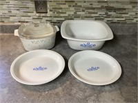 Assorted corning ware